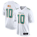 Jamed #10 Tyreek Hill Player M.Dolphins White Fashion Game Stitched Jerseys