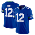 Jamed #12 12th Fan Player S.Seahawks Royal Vapor F.U.S.E. Limited Stitched Jerseys