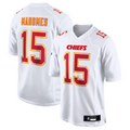 Jamed #15 Patrick Mahomes Player KC.Chiefs Carbon White Fashion Game Stitched Jerseys