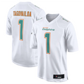 Jamed #1 Tua Tagovailoa Player M.Dolphins White Fashion Game Stitched Jerseys