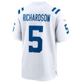 Jamed IN.Colts #5 Anthony Richardson White 2023 Draft First Round Pick Game Stitched Jerseys