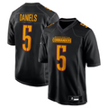 Jamed #5 Jayden Daniels Player W.Commanders Carbon Black Fashion Stitched Jerseys