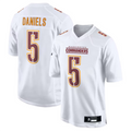 Jamed #5 Jayden Daniels Player W.Commanders Tundra White Fashion Stitched Jerseys