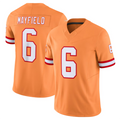 Jamed #6 Baker Mayfield Player TB.Buccaneers Orange Vapor F.U.S.E. Limited Stitched Jerseys