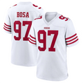 Jamed SF.49ers #97 Nick Bosa Player White Game Stitched Jerseys
