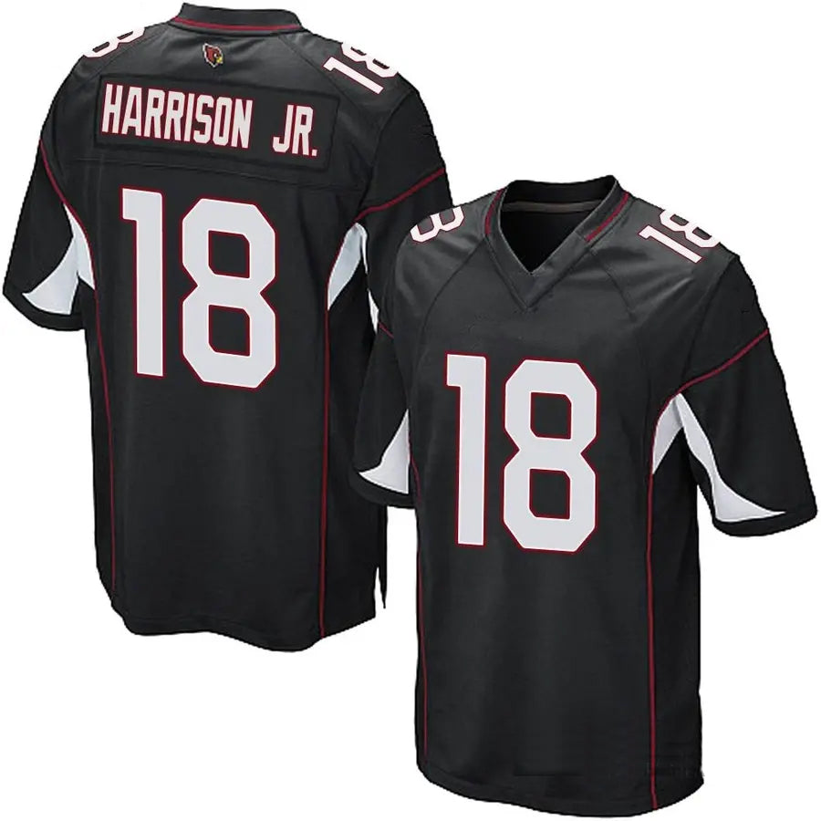 Jamed A.Cardinals #18 Marvin Harrison Jr. Player Black Game Stitched Jerseys