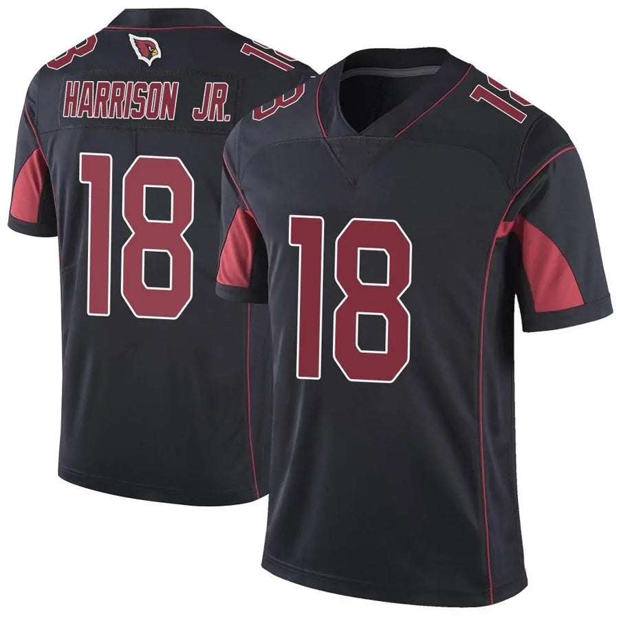 Jamed A.Cardinals #18 Marvin Harrison Jr. Player Black Vapor Limited Elite  Stitched Jerseys