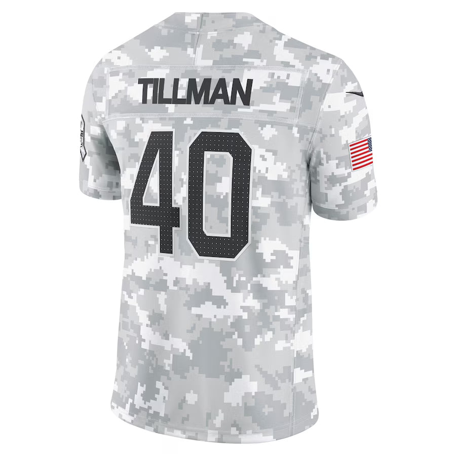 Jamed A.Cardinals #40 Pat Tillman Player Camo Salute to Service Limited Stitched Jerseys