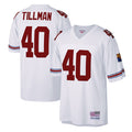 Jamed A.Cardinals #40 Pat Tillman Player Mitchell & Ness White Legacy Replica Stitched Jerseys