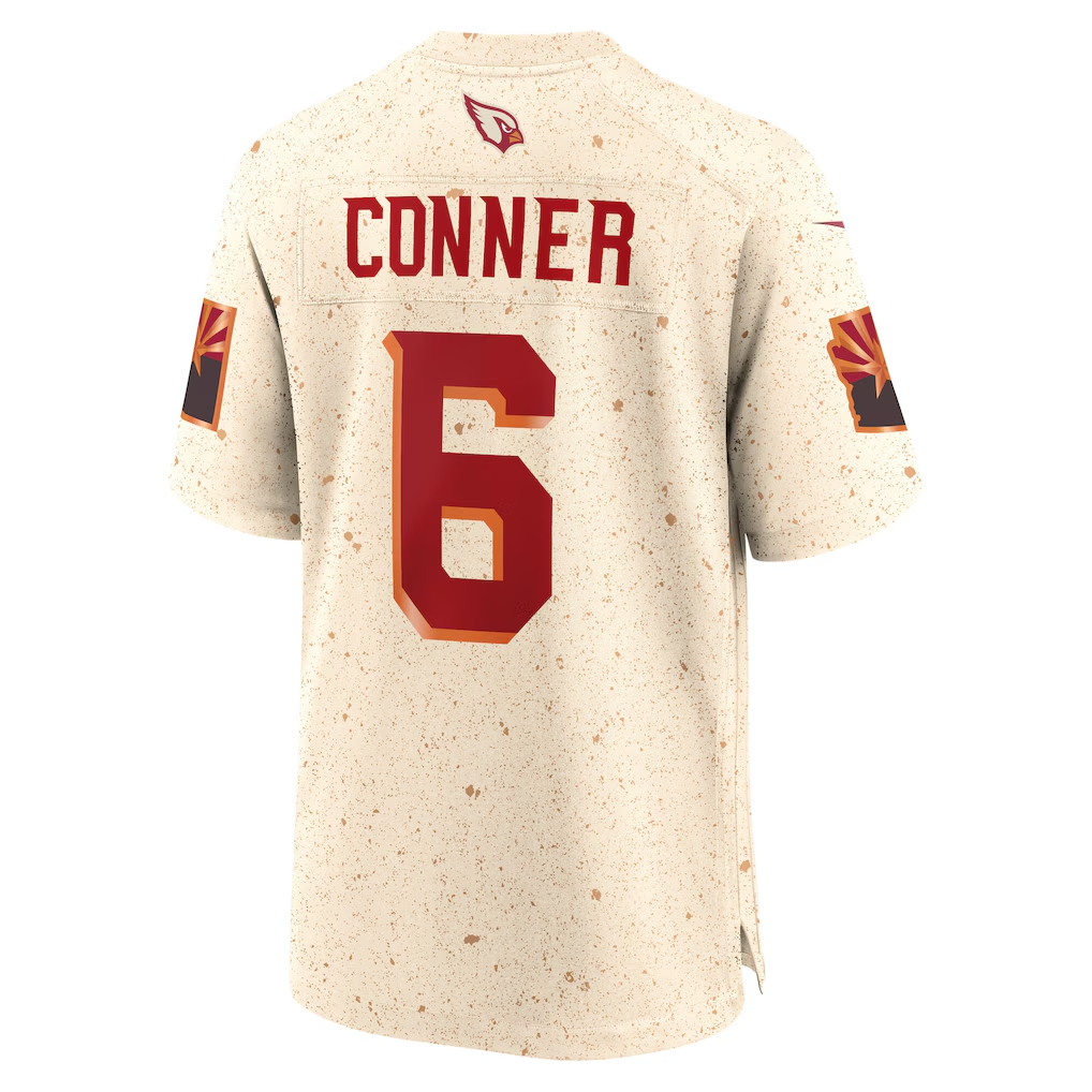Jamed A.Cardinals #6 James Conner Natural 2025 Rivalries Collection Game Stitched Jerseys
