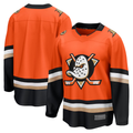 Jamed A.Ducks Orange Home Breakaway Jerseys