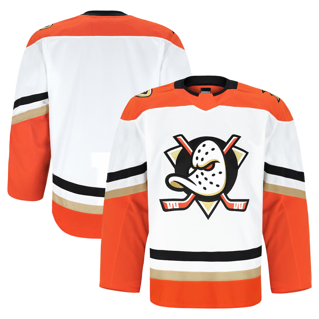 Jamed A.Ducks White Away Authentic Pro Jerseys