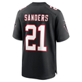 Jamed A.Falcons #21 Deion Sanders Black Retired Player Alternate Game Stitched Jerseys
