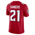 Jamed A.Falcons #21 Deion Sanders Red Vapor F.U.S.E. Stitched Retired Limited Stitched Jerseys