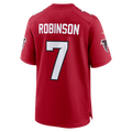 Jamed A.Falcons #7 Bijan Robinson Red Game Stitched Jerseys