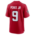 Jamed A.Falcons #9 Michael Penix Jr. Red Game Stitched Jerseys