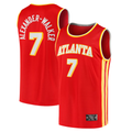 Jamed A.Hawks #7 Nickeil Alexander-Walker Red Fast Break Replica Jerseys - Icon Edition