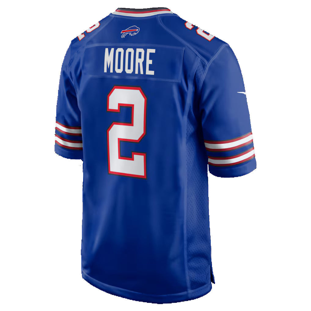 Jamed B.Bills #2 D.J. Moore Royal Game Stitched Jerseys