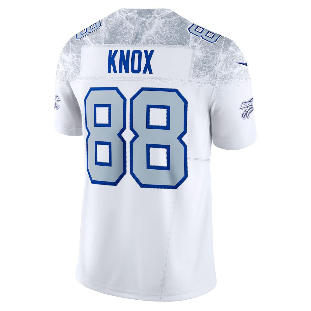 Jamed B.Bills #88 Dawson Knox White 2025 Rivalries Collection Limited Stitched Jerseys