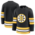 Jamed B.Bruins Black Home Premium Stitched Jerseys