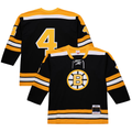 Jamed B.Bruins #4 Bobby Orr Black 1971-72 Power Play Stitched Jerseys