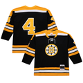 Jamed B.Bruins #4 Bobby Orr Mitchell & Ness Black Big & Tall 197172 Blue Line 2.0 Stitched Jerseys