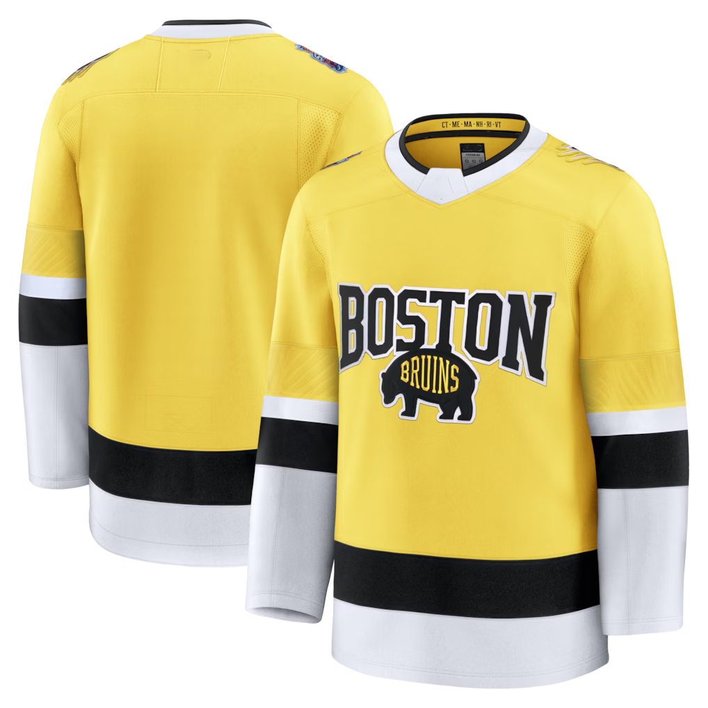 Jamed B.Bruins Gold 2026 Stadium Series Premium Jerseys