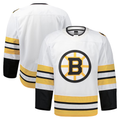 Jamed B.Bruins White Away Authentic Pro Stitched Jerseys