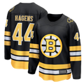 Jamed B.Bruins #44 James Hagens Black Breakaway Stitched Jerseys