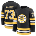 Jamed B.Bruins #73 Charlie McAvoy Black Home Premium Player Stitched Jerseys