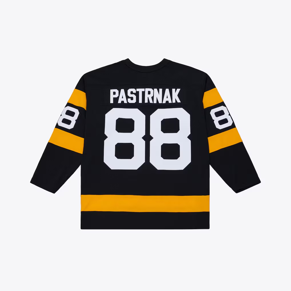 Jamed B.Bruins #88 David Pastrnak Mitchell & Ness Black 2015 Power Play Stitched Jerseys
