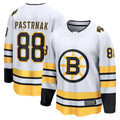 Jamed B.Bruins #88 David Pastrnak White Away Breakaway Player Stitched Jerseys