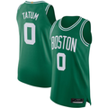 Jamed B.Celtics #0 Jayson Tatum Kelly Green Authentic Jerseys - Icon Edition