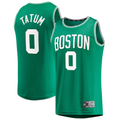 Jamed B.Celtics #0 Jayson Tatum  Kelly Green Fast Break Replica Jerseys - Icon Edition