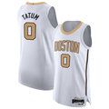 Jamed B.Celtics #0 Jayson Tatum White 202526 Authentic Jerseys - City Edition