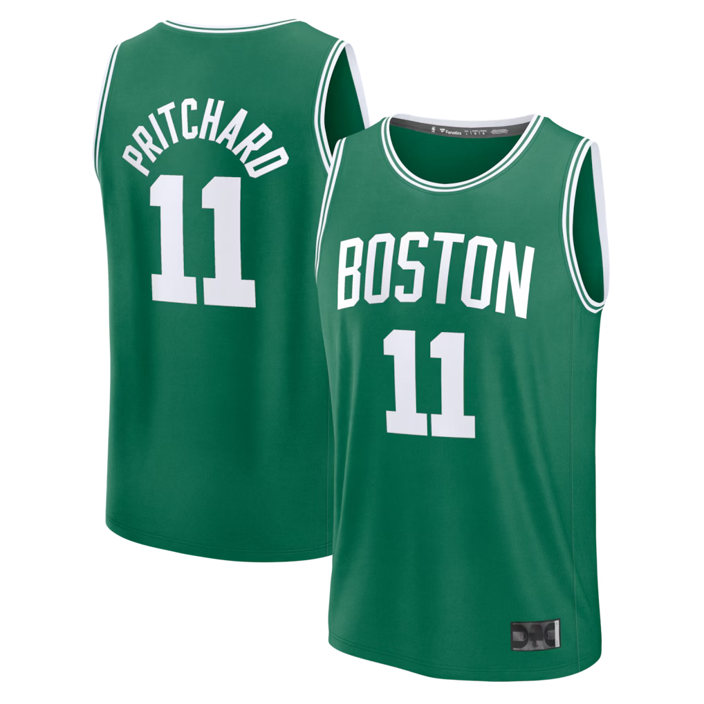 Jamed B.Celtics #11 Payton Pritchard Kelly Green Fast Break Replica Jerseys - Icon Edition