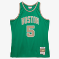 Jamed B.Celtics #5 Kevin Garnett Mitchell & Ness Kelly Green 2007-08 Hardwood Classics Swingman Jerseys