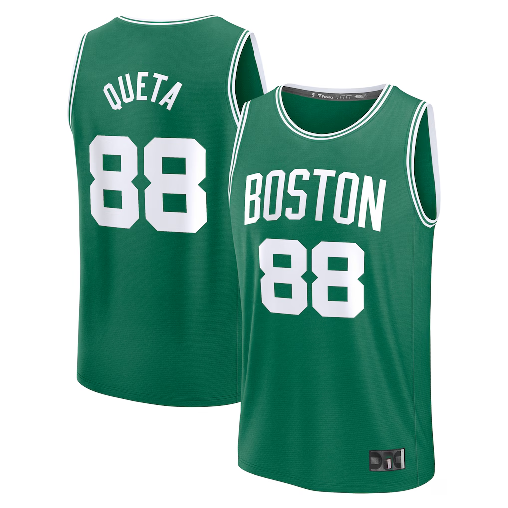Jamed B.Celtics #88 Neemias Queta Kelly Green Fast Break Replica Player Jerseys - Icon Edition