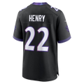 Jamed B.Ravens #22 Derrick Henry Black Alternate Game Stitched Jerseys