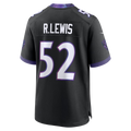 Jamed B.Ravens #52 Ray Lewis Black Alternate Retired Player Stitched Jerseys