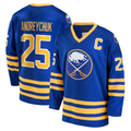 Jamed B.Sabres #25 Dave Andreychuk Royal Breakaway Retired Player Stitched Jerseys