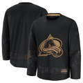Jamed C.Avalanche Black 2024 Military Appreciation Practice Jerseys