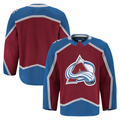 Jamed C.Avalanche Burgundy Home Authentic Pro Jerseys