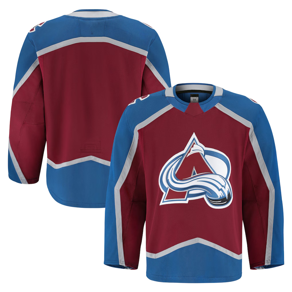 Jamed C.Avalanche Burgundy Home Authentic Pro Jerseys