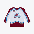 Jamed C.Avalanche Joe Sakic Mitchell & Ness White 1995 Power Play Jerseys
