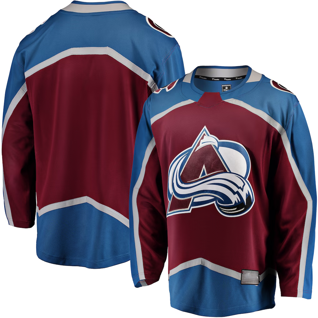 Jamed C.Avalanche Maroon Breakaway Home Jerseys