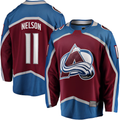 Jamed C.Avalanche #11 Brock Nelson Burgundy Home Breakaway Jerseys
