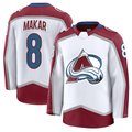 Jamed C.Avalanche #8 Cale Makar White Away Premium Jerseys