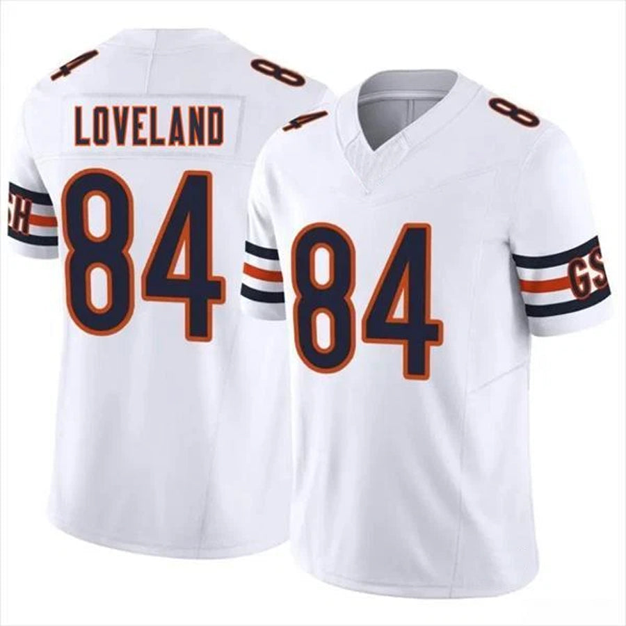 Jamed C.Bears #84 Colston Loveland Player F.U.S.E. Limited White Game  Stitched Jerseys