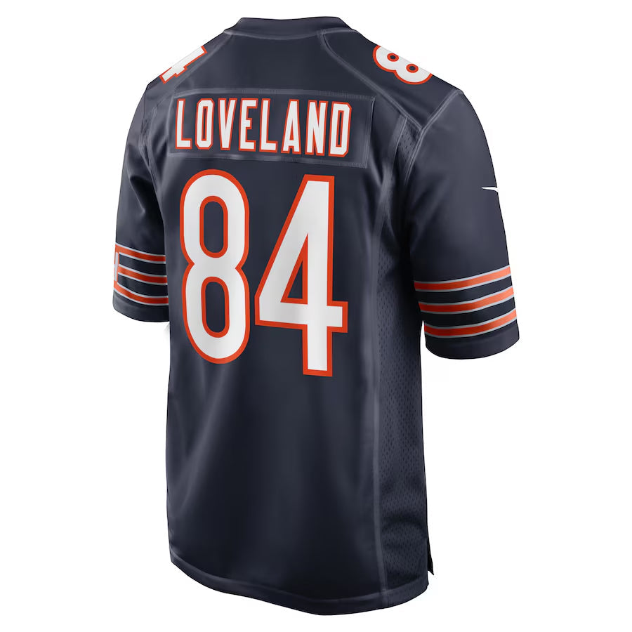 Jamed C.Bears #84 Colston Loveland Player Navy Home Game Stitched Jerseys
